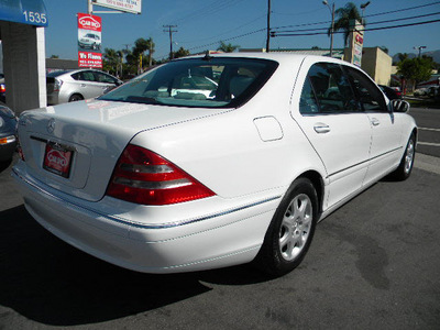 mercedes benz s class 2000 white sedan s500 gasoline 8 cylinders rear wheel drive automatic 92882