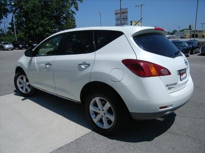 nissan murano 2009 white suv sl gasoline 6 cylinders all whee drive automatic 46219