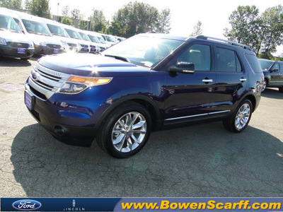 ford explorer 2011 kona blue metallic suv xlt gasoline 6 cylinders front wheel drive 6 speed automatic 98032