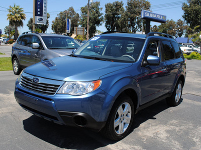 subaru forester 2010 blue suv 2 5x premium gasoline 4 cylinders all whee drive automatic 94063