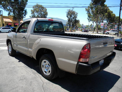 toyota tacoma 2005 beige gasoline 4 cylinders rear wheel drive 5 speed manual 92882