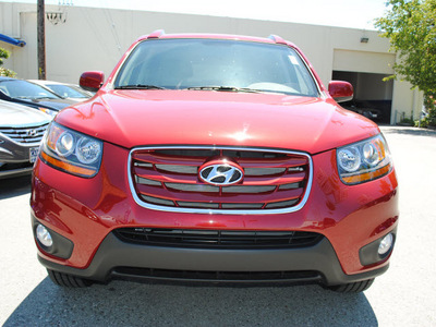 hyundai santa fe 2011 red se gasoline 6 cylinders all whee drive automatic 94010