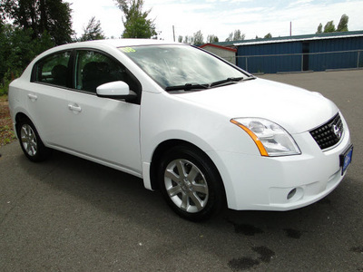 nissan sentra 2008 white sedan 2 0 s gasoline 4 cylinders front wheel drive automatic 98226