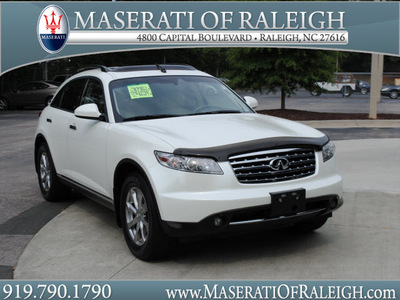 infiniti fx35 2007 off white suv gasoline 6 cylinders all whee drive shiftable automatic 27616