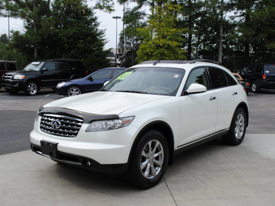 infiniti fx35 2007 off white suv gasoline 6 cylinders all whee drive shiftable automatic 27616