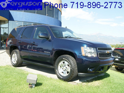 chevrolet tahoe 2007 dark blue suv lt flex fuel 8 cylinders 4 wheel drive automatic 80910