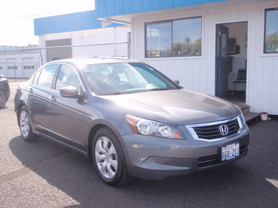 honda accord 2008 gray sedan ex l w navi gasoline 4 cylinders front wheel drive automatic 98632