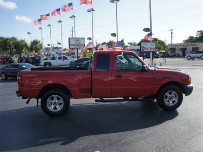 ford ranger 2003 red xlt gasoline 6 cylinders 4 wheel drive automatic 33021