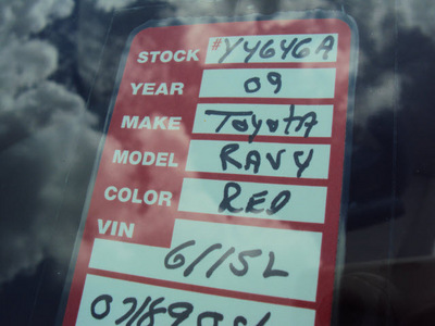 toyota rav4 2009 red suv gasoline 4 cylinders 2 wheel drive automatic 32901