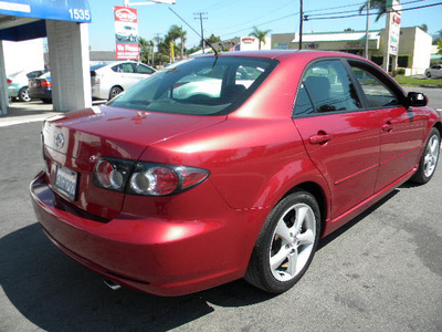 mazda mazda6 2007 dk  red sedan i sport gasoline 4 cylinders front wheel drive automatic 92882