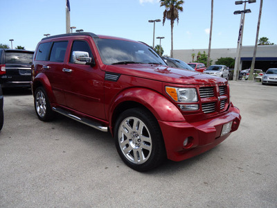 dodge nitro 2007 red suv r t gasoline 6 cylinders rear wheel drive automatic 33157