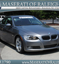 bmw 3 series 2007 gray coupe 335i gasoline 6 cylinders rear wheel drive 6 speed manual 27616