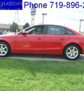 audi a4 2009 red sedan 2 0t quattro gasoline 4 cylinders all whee drive automatic 80910