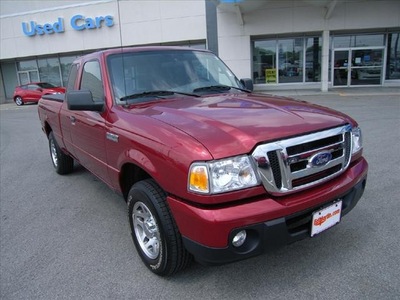 ford ranger 2010 red pickup truck xlt gasoline 4 cylinders 2 wheel drive automatic 46219