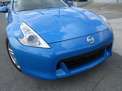 nissan 370z 2009 blue coupe touring gasoline 6 cylinders rear wheel drive manual 46219