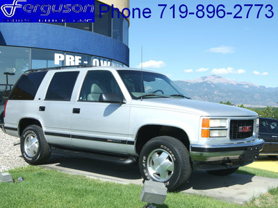 gmc yukon 1997 silver suv slt gasoline v8 4 wheel drive automatic 80910