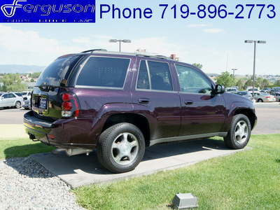 chevrolet trailblazer 2008 dark cherry suv lt1 gasoline 6 cylinders 4 wheel drive automatic 80910