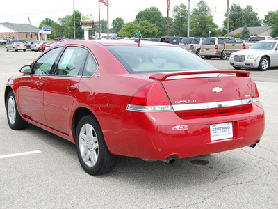 chevrolet impala 2008 red sedan lt flex fuel 6 cylinders front wheel drive automatic 46036