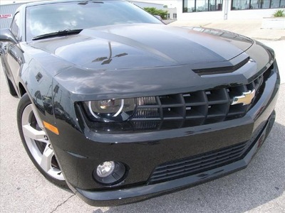 chevrolet camaro 2011 black coupe gasoline 8 cylinders rear wheel drive not specified 46219