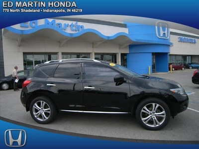 nissan murano 2009 black suv le awd gasoline 6 cylinders all whee drive automatic 46219