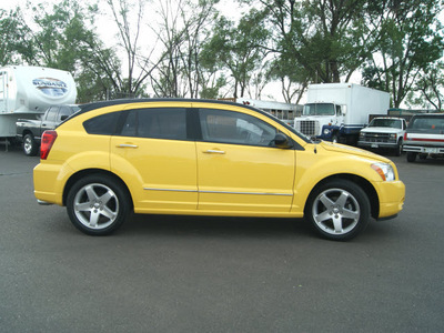 dodge caliber 2007 solar yellow hatchback r t gasoline 4 cylinders all whee drive automatic 80911