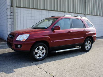 kia sportage 2009 red suv gasoline 6 cylinders 4 wheel drive automatic 47130