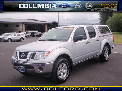 nissan frontier 2010 silver gasoline 6 cylinders 4 wheel drive automatic 98632