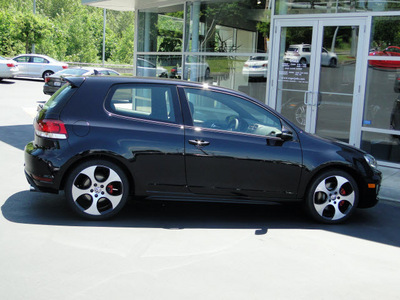 volkswagen gti 2011 black hatchback pzev sunroof and navigation gasoline 4 cylinders front wheel drive automatic 98226