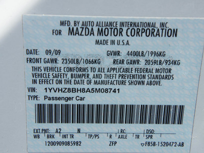 mazda mazda6 2010 white sedan i sport gasoline 4 cylinders front wheel drive automatic 33021