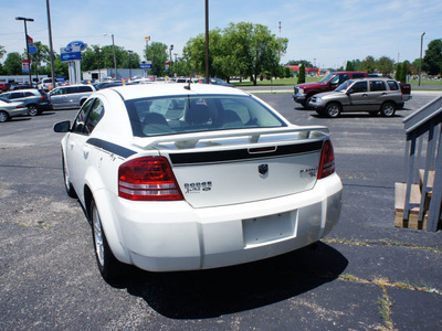 dodge avenger 2010 white sedan r t gasoline 4 cylinders front wheel drive automatic 47172