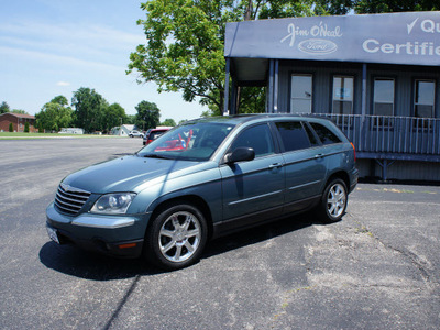 chrysler pacifica 2006 dk  green suv touring awd gasoline 6 cylinders all whee drive automatic 47172