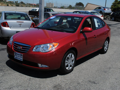 hyundai elantra 2010 red sedan gls gasoline 4 cylinders front wheel drive automatic 94010