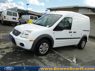 ford transit connect 2011 frozen white van cargo van xlt gasoline 4 cylinders front wheel drive 4 speed automatic 98032