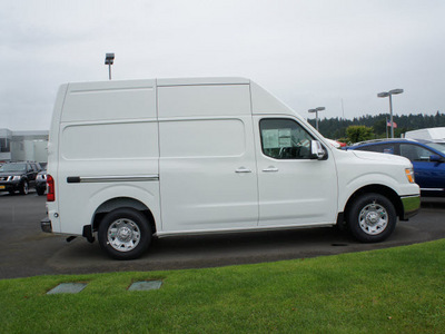 nissan nv 2012 white van gasoline 8 cylinders rear wheel drive not specified 98371