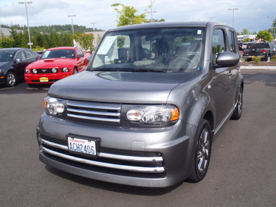 nissan cube 2010 gray wagon krom gasoline 4 cylinders front wheel drive automatic with overdrive 98371
