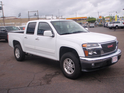 gmc canyon 2010 white sle gasoline 5 cylinders 4 wheel drive automatic 98632