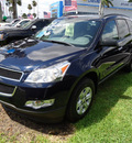 chevrolet traverse 2010 dk  blue suv ls gasoline 6 cylinders front wheel drive automatic 33177