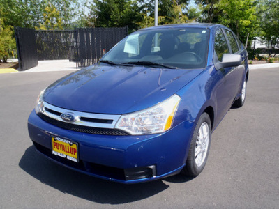 ford focus 2009 blue sedan se gasoline 4 cylinders front wheel drive automatic with overdrive 98371