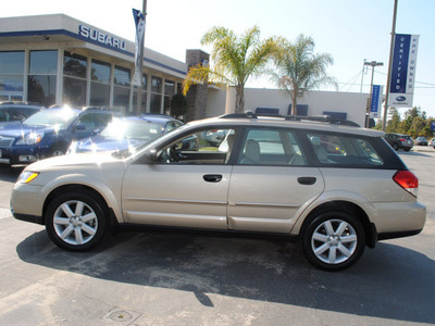 subaru outback 2008 gold wagon 2 5i l l  bean edition gasoline 4 cylinders all whee drive automatic 94063