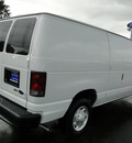 ford econoline cargo 2011 oxford white van e 150 flex fuel 8 cylinders rear wheel drive 4 speed automatic 98032