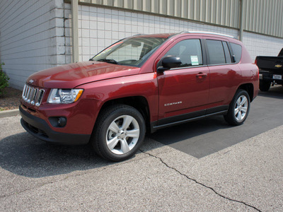 jeep compass 2011 red suv gasoline 4 cylinders 2 wheel drive automatic 47130