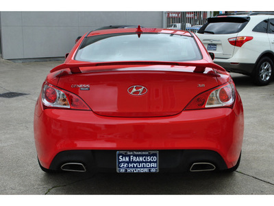 hyundai genesis coupe 2011 red coupe 3 8l track gasoline 6 cylinders rear wheel drive automatic 94010