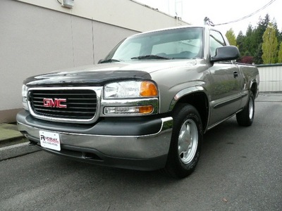 gmc sierra 1500 2000 gray pickup truck sl gasoline 8 cylinders rear wheel drive 98012