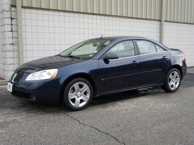 pontiac g6 2008 blue sedan gasoline 4 cylinders front wheel drive automatic 47130