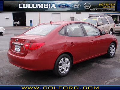 hyundai elantra 2010 red sedan gls gasoline 4 cylinders front wheel drive automatic 98632