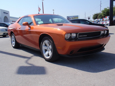 dodge challenger 2011 orange coupe flex fuel 6 cylinders rear wheel drive automatic 34731