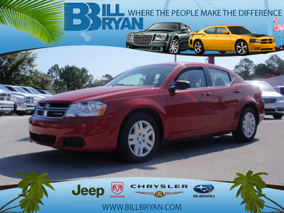 dodge avenger 2011 express red sedan express gasoline 4 cylinders front wheel drive automatic 34731