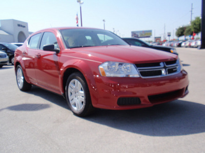 dodge avenger 2011 express red sedan express gasoline 4 cylinders front wheel drive automatic 34731