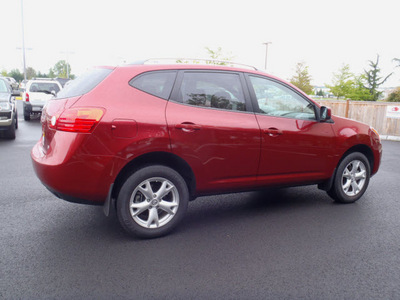 nissan rogue 2009 red sl 2wd gasoline 4 cylinders front wheel drive automatic 98371