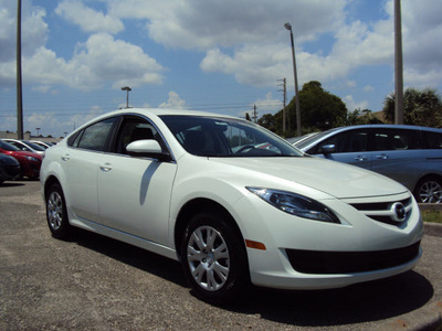 mazda mazda6i 2011 white sedan sport gasoline 4 cylinders front wheel drive automatic 32901